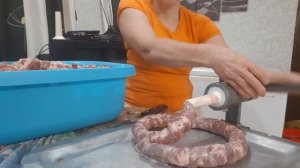 Колбаса домашняя // украинская // пальцемпиханая Как приготовить в домашних условиях