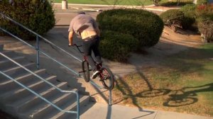 Garrett Reynolds - Unreal BMX street riding