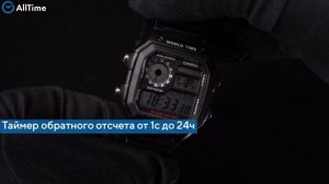 Обзор часов Casio Collection AE-1200WH-1A. Японские наручные часы. Alltime