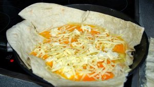 Лаваш с яйцом