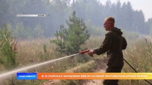 В 10 районах Мордовии ввели особый противопожарный режим