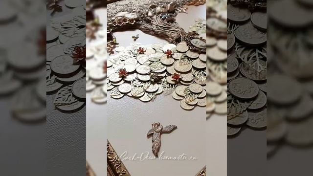 Картина из монет и символов Д.Д " Древо роста"- поможет в отношениях. смотреть онлайн