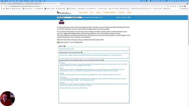 Writing an Entity Description (the Kalicube way): Manage your Knowledge Panel with Kalicube Pro Saa смотреть онлайн