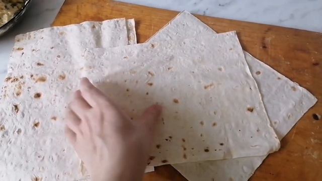 Вкуснейшие Трубочки из ЛАВАША на ЗАВТРАК с яйцом и грудкой.