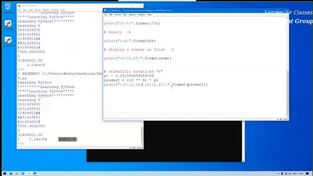 Python -  Print & Format