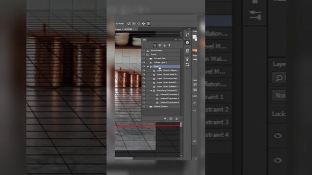 create 3D shadow in adobe photoshop, full video : https://youtu.be/sB10MlNmLnw