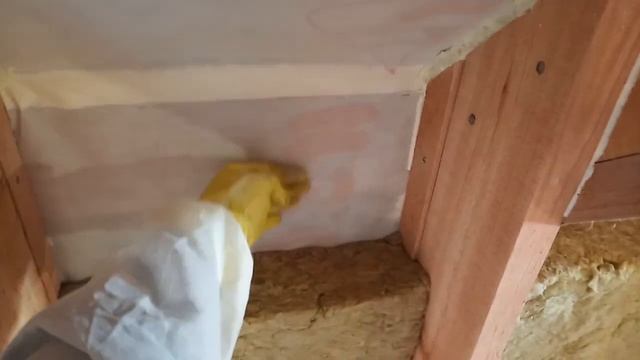 Утепление МАНСАРДЫ минеральными плитами изнутри (полное видео).
