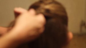 Обычная французская коса. Basic french braid