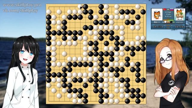Играем в Го онлайн #7 (4кю FGS) - Сэмэаи в одно дамэ смотреть онлайн