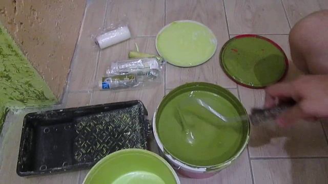 Окраска стен в два цвета смотреть онлайн