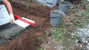 Установка памятника родителям