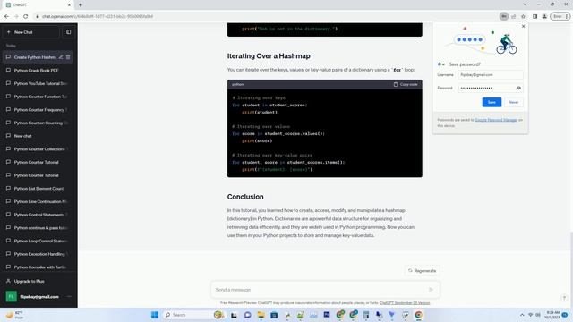 python create hashmap смотреть онлайн