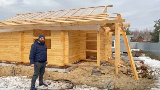 Делаем крышу для бани? смотреть онлайн