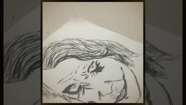 How to Draw Joker(Heath Ledger) - Charcoal Drawing смотреть онлайн