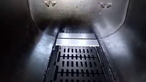 Настоящий котел Холмова с камерной топкой. Работа колосников.