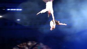 Circus. Aerialists. Цирк. Воздушные гимнасты.