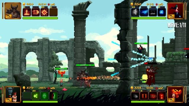 Stumpt Plays - Warlocks vs Shadows - #1 - Nonstop Meteors (4 Player PC Gameplay) смотреть онлайн