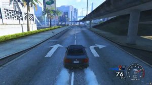 ТРЮКИ GTA 5 - С ДРИФТОМ НА МАШИНЕ ДЕЛАЕМ ТРЮКИ