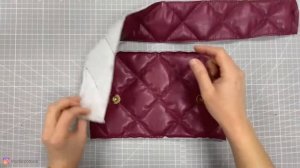 Как сшить стеганную сумку ЛОРА. Лекала сумок онлайн.