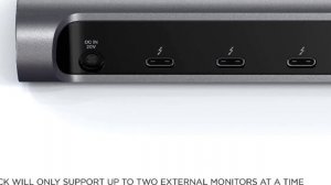 Satechi Thunderbolt 4 Dock - 12-in-1 - Thunderbolt 4 Hub - Thunderbolt 4-4 Downstream Ports, 96W PD