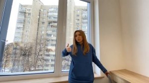 Однокомнатная квартира с очень высоким потолком