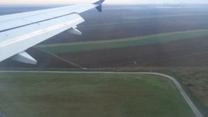 Приземление в Белграде. Рейс из Москвы