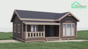 Каркасный дом 7х9 с отличной планировкой!