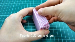 DIY Miniature Doll Mini Suitcase Bag