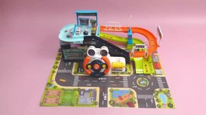 132676 Многоуровневый трек для машин Veld Co с рулем