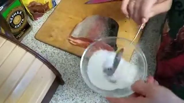 Быстрый способ засолки форели