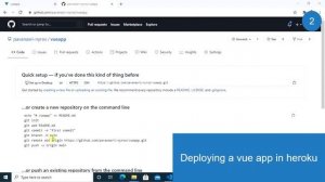 Deploying a vue app in heroku #vue #vuejsdeploy #vueheroku