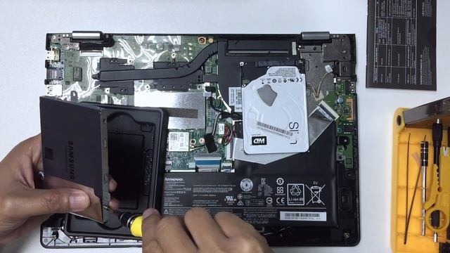 Upgrade HDD to SSD Lenovo Yoga 500-14ISK смотреть онлайн
