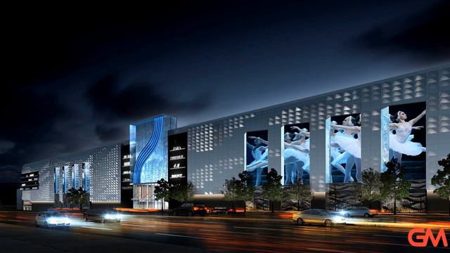 Реклама на медиафасаде в Москве улица Автозаводская 18 ТЦ "Ривьера" смотреть онлайн