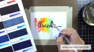 Watercolor Burst Card - Start-To-Finish #27