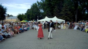 Танец алеман. Историческое общество «Бал в русской усадьбе»