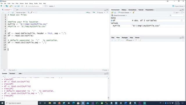 [R Beginners] Import CSV data files in R смотреть онлайн