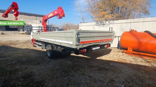 Hino 300 + Unik 340+корзина+бортовая платформа= ?автомобиль.