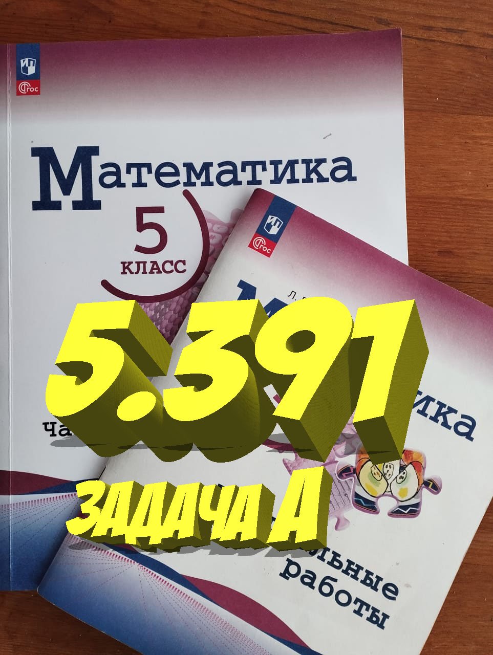 математика 5 класс номер 5.391 задача а