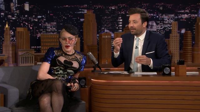 Madonna Gets Flustered Remembering Jimmy Introducing Her to President Obama