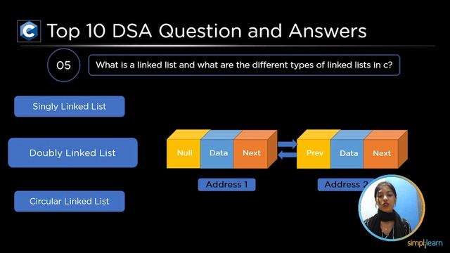 Top 10 Data Structure Interview Questions And Answers | Data Structure For Freshers | Simplilearn