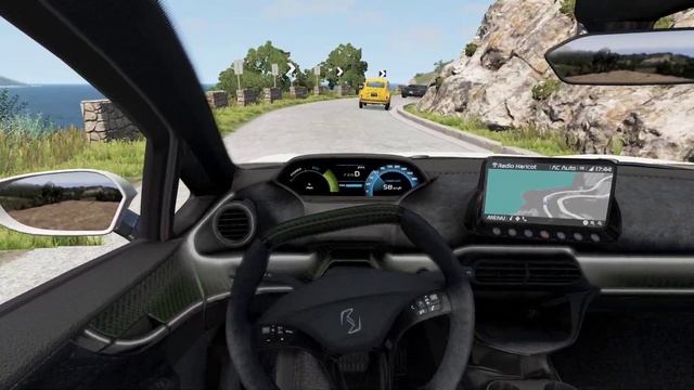 BeamNG || Cherrier Vivace E - Electric Car || Driving with Logitech G27 смотреть онлайн