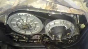 CF-Moto X8, работа вариатора