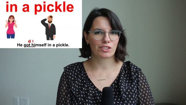 English Idiom: IN A PICKLE смотреть онлайн