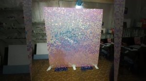 Фотозоны из пайеток. Изготовление / доставка / обслуживание.