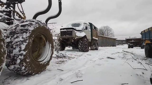 Вездеход на базе газ-66 4х4 ремонт и первый выезд смотреть онлайн