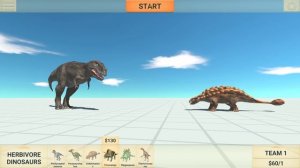 DARK T-REX vs EVERY UNIT - Animal Revolt Battle Simulator
