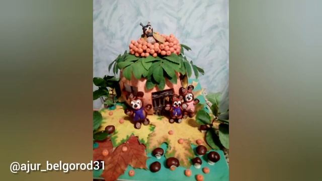 21 ИДЕЯ. ОСЕННЯЯ ПОДЕЛКА в школу, садик из природного материала смотреть онлайн