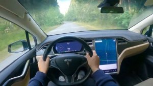 TESLA Model X 75D - POV Test Drive
