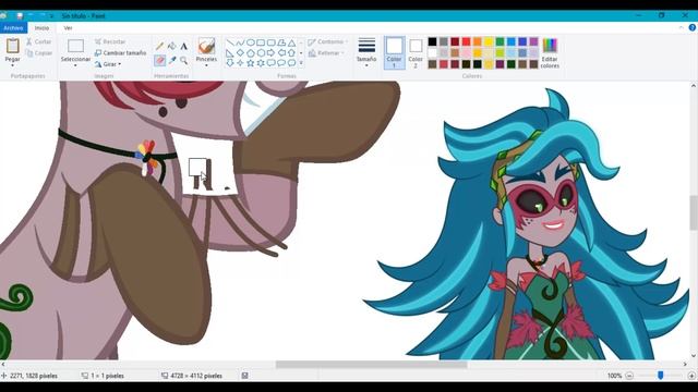 MLP Speedpaint Ponified Gloriosa Daisy "Gaia Everfree" Legend Of Everfree!! смотреть онлайн