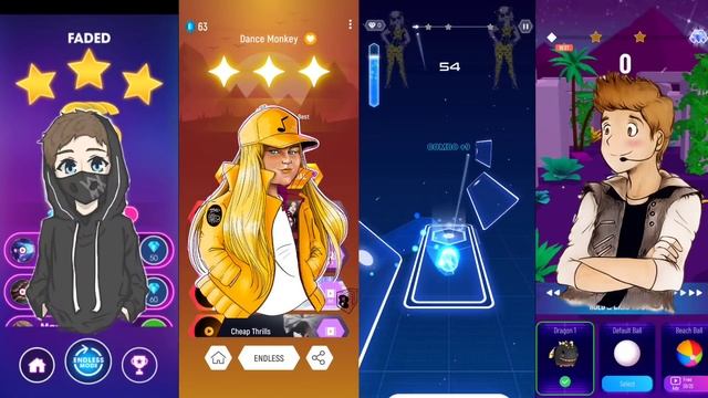 Music Game - Beat Roller Vs Tiles Hop Vs Magic Twist Vs Hop Ball 3 смотреть онлайн